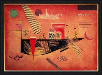 Framed Poster Wassily Kandinsky - Whimsical