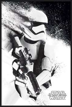 Framed Poster Star Wars Episode VII: The Force Awakens - Stormtrooper Paint
