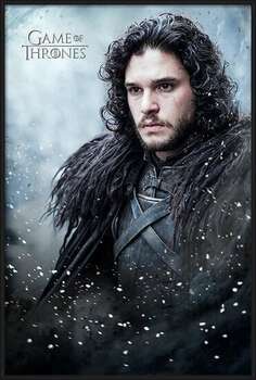 Framed Poster Game of Thrones - Jon Snow