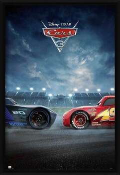 Framed Poster Cars 3 - Duel